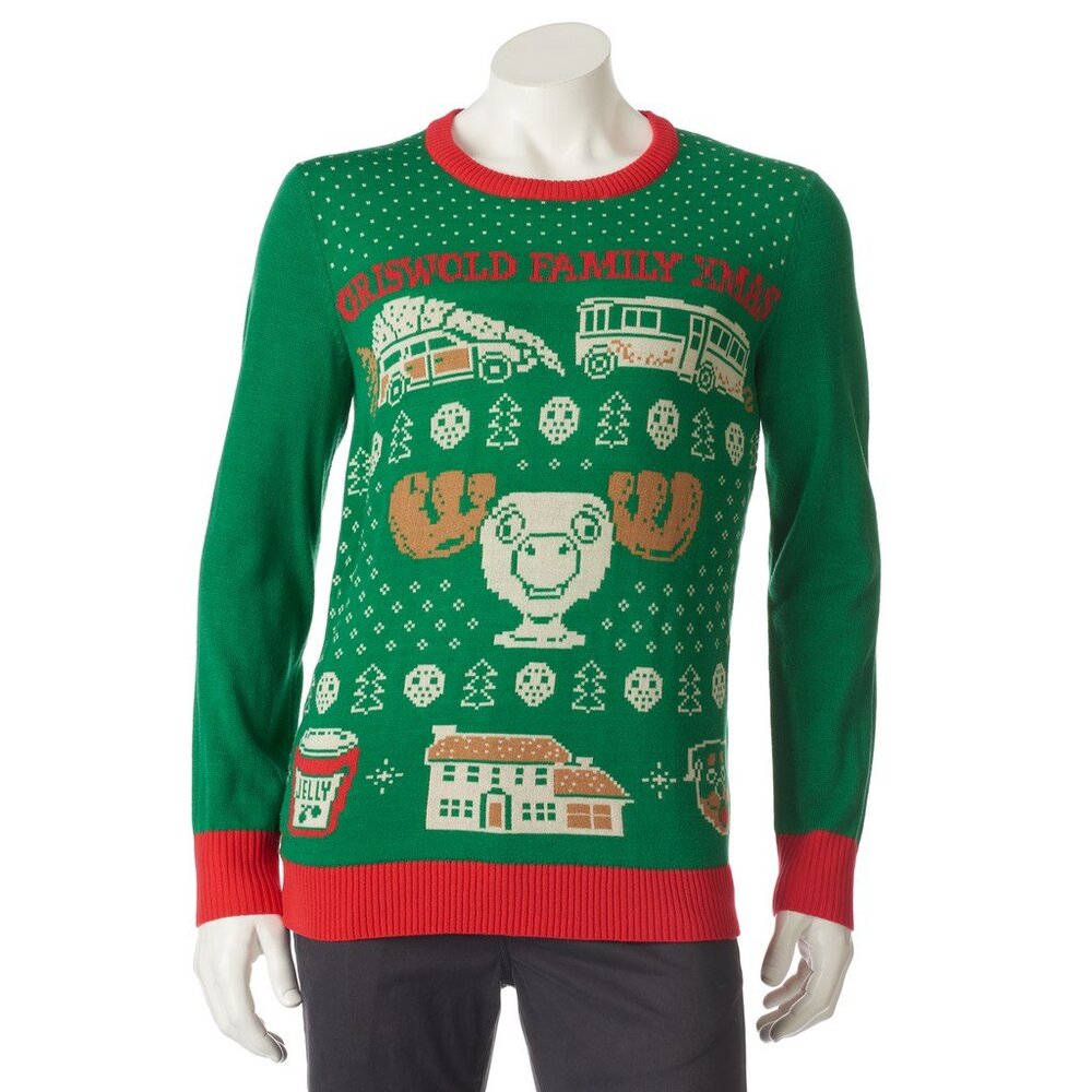 New! National Lampoon's Christmas Vacation Movie Ugly Christmas Sweater